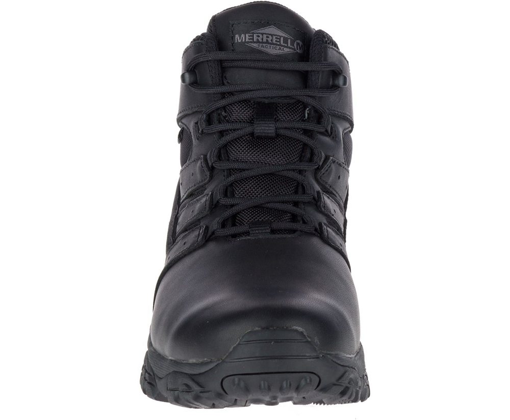 Botas Homem - Merrell Moab 2 Mid Tactical Response Waterproof - Pretas - RIB845130